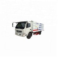 dongfeng brand 4x2 Airport Runway street vacuum suction sweeping clean truck 4x2 ISUZ-U brooms for sweeper truck